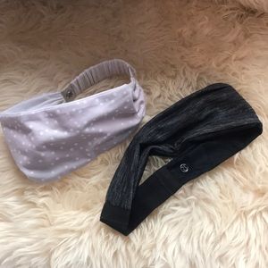 Two lululemon headbands